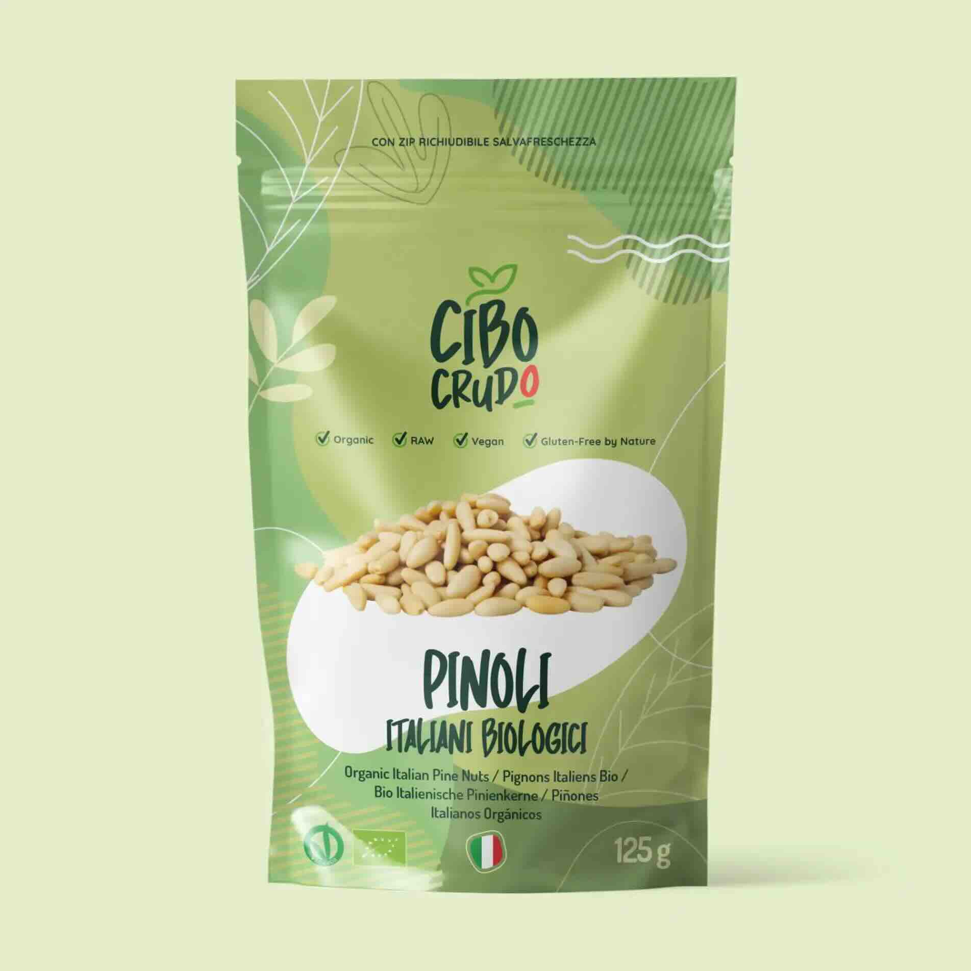 Pinoli Sgusciati Bio - Raw Organic - 125 gr